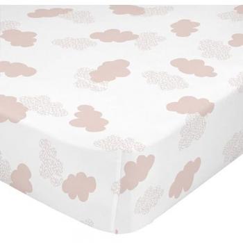 Sábana Bajera Rosa 105 x 200 x 32 cm Kids 100% Algodón Calidad 150