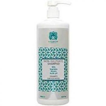 Valquer Profesional Champú Sin sulfatos, sin sal. Cuero cabelludo sensible. pH ácido con tensioactivos suaves. Keratina vegetal y vitamina E. Champú vegano. - 1000 ML