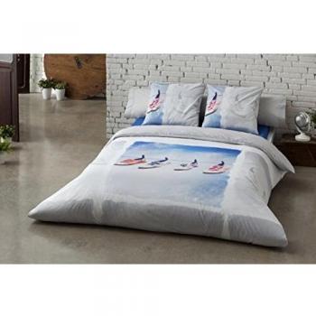 ES-Tela - Funda nórdica Zapatillas - para Cama de 150 y 160 cm. - 50% Algodón / 50% Poliéster - 144 Hilos