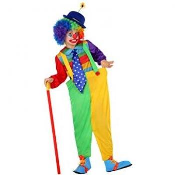 Disfraz de Payaso Multicolor para niño