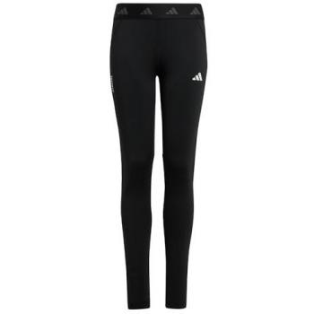 adidas TechFit Tights Junior Girls Black/White 11-12 Years unisex