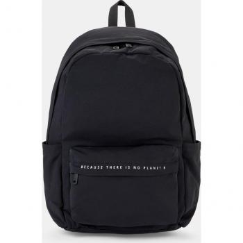 Mochila Ecoalf Basilalf de nylon reciclado en negro con cremallera