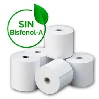 Rollo Papel Térmico 57x50mm 10 Unidades Libre de BPA