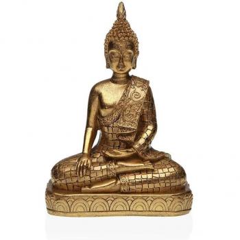 Figura Decorativa Buda Dorado Versa 23 cm