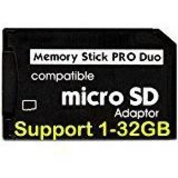 AKORD Adaptador Micro SD TF a Memory Stick Pro Duo
