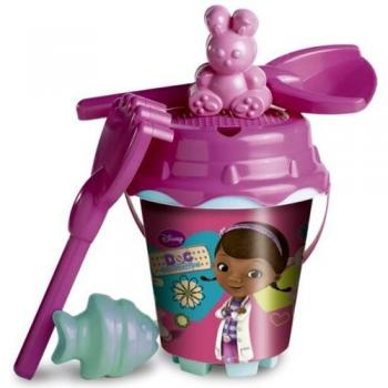 Doc McStuffins - Conjunto Cubo y moldes, diámetro de 18 cm