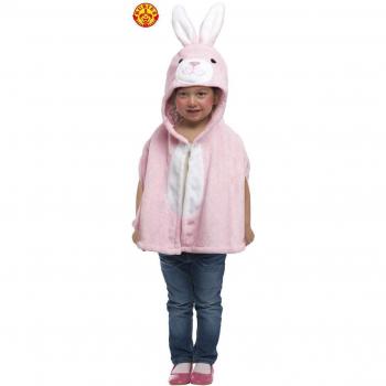 Capa de Súper Conejita con capucha y orejas para niños