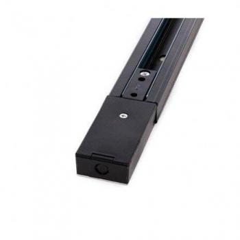 Foco De Carril Bifásico De Aluminio Negro 150 Cm De Largo