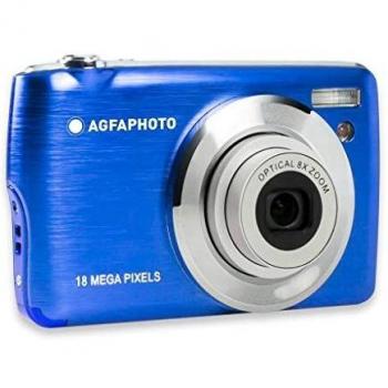 AgfaPhoto Realishot DC8200 Compact Digital Camera 18MP with 8X Optical Zoom and 16GB SD Card - Blue