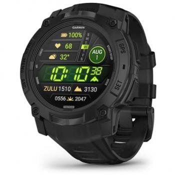 Garmin Instinct 3 Smartwatch Táctico AMOLED 50 mm con GPS, Resistente al Agua, Monitorización de Salud y Autonomía de hasta 24 Días, Negro