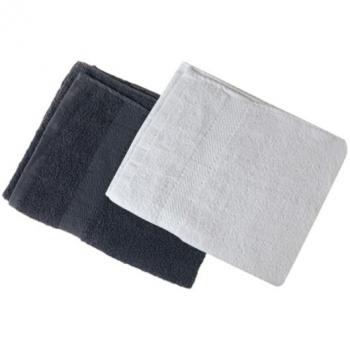 Toalla de playa XXL 100% Algodón Rayas Azul Celeste, Blanco y Gris