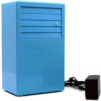 Escritorio portátil multifuncional aire Mini ventilador con vaporizador de purificador de aire humidificador azul de función de refrigeración