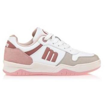 Zapatillas deportivas MTNG Pope para niña, color rosa, con cierre de cordones, tipo de puntera redonda