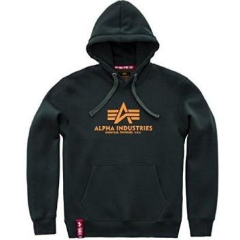 Alpha Industries Basic Hoodie - Dark Petrol - Men's XXL