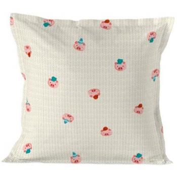 Funda de Almohada Multicolor Mr. Fox Piggys 60 x 60 cm HappyFriday