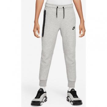 Nike pantalón de chándal Tech Fleece júnior, tipo: pantalón de chándal, características: tejido Tech Fleece, diseño moderno, ajuste cómodo, color gris, talla XS