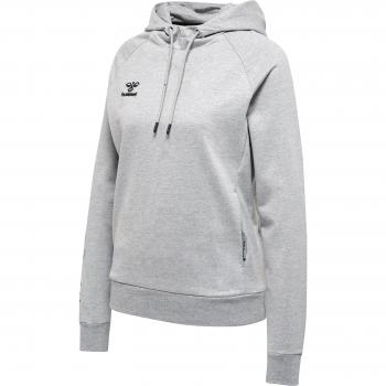 Sudadera de Algodón con Capucha para Mujer Hummel Move Grid XL Gris
