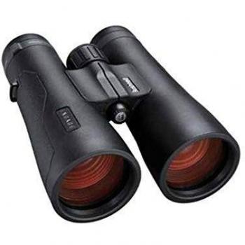 Bushnell Engage 12x50mm all purpose binocular. BEN842. Pouch and strap included. High quality Dielectric prism coatings with 92% light transmission. Bak-4 roof prisms
