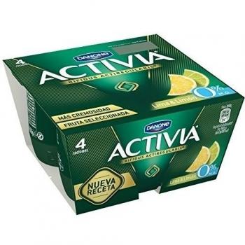 Activia con Lima Limón 0% M.G 4x120 g