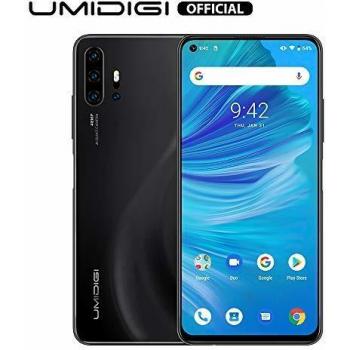 Umidigi f2 smartphone libres negro 653 fhd pantalla ranura hibrida dual sim 4g telefono movil 48mp ai cuatro camaras 6gb 128gb android 10 5150 mah bateria