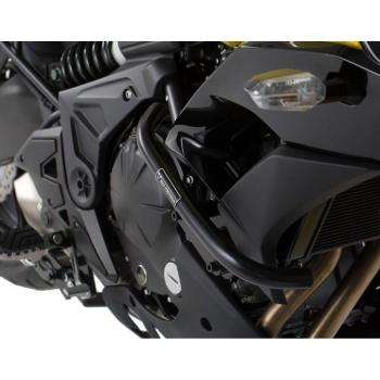 SW-MOTECH Barra antivuelco negra para Kawasaki Versys 650