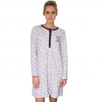 MASSANA Camisón Estrellas M Berenjena