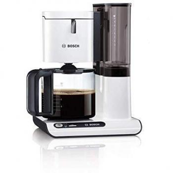 Bosch TKA8011 Cafetera de goteo, 1.160 W, capacidad para 10-15 tazas, color blanco