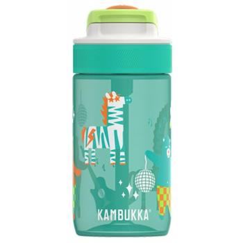 Botella de Agua Infantil Kambukka Lagoon 400 ml Disco Zoo, Antigoteo, Antiderrame, Tritán, Apta para Lavavajillas