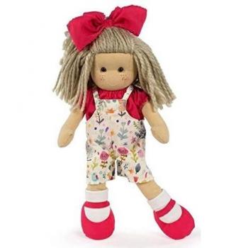 La Nina- Muñeca Marta Valeria 38 Cm Trapo, Color Rosa