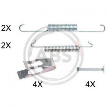 ABS 0027Q Juego de Accesorios, Zapatas de Freno de Estacionamiento