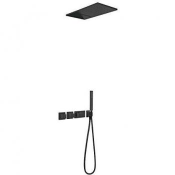 Tres Block System Kit de Ducha Termostático Empotrado Block System con