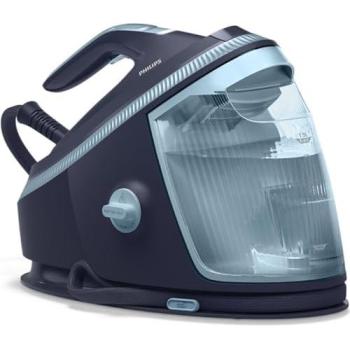 Centro de planchado Philips PerfectCare 7000, 3120W, presión 8.5 bar, capacidad 1.5L, golpe vapor 600 gr/min, vapor continuo 160 gr/min, azul