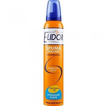 Elidor Espuma Capilar Modeladora y Voluminizadora con Fijación Fuerte y Protección UV 200ml