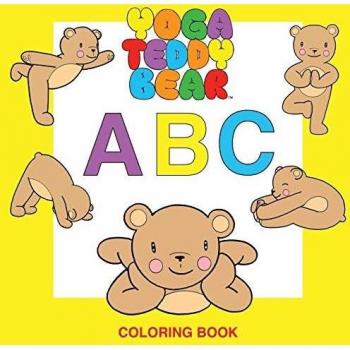 Libro para Colorear Yoga Oso de Peluche A-B-C