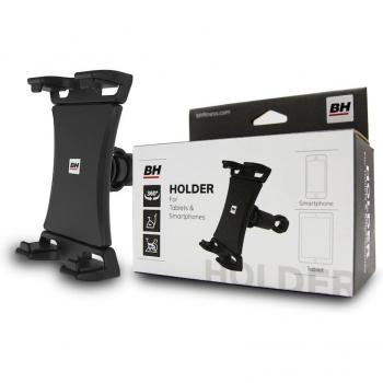 Soporte móvil y tablet BH Fitness con envío gratis, compatible con smartphones y tablets, diseño ajustable, fácil instalación, material resistente