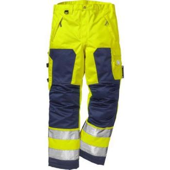 Fristad Kansas - Winter Trousers CL 2 2034 PP Medium Hi-Vis Yellow/Navy 100984-171 M