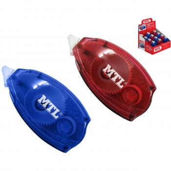 MTL 30278 - Pegamento en cinta doble cara, 8 mm x 10 m, surtido:colores aleatorios