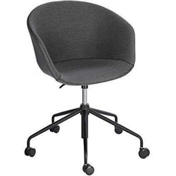 Kave Home - Silla de Escritorio Yvette Gris Oscuro