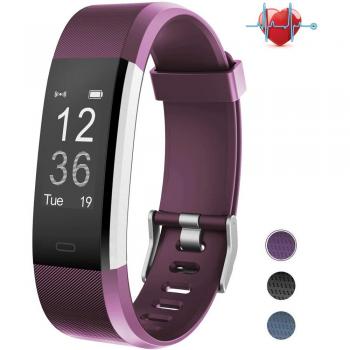 BANLVS Pulsera Actividad, Pulsera Inteligente con 14 Modos de Deporte, GPS Pulsómetro Monitor de Ritmo Cardíaco Sueño, Monitor de Actividad IP67 Reloj Inteligente para iOS y Android