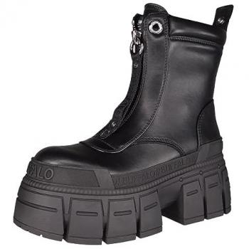 Buffalo Gospher Zip Women's Black Ankle Boots EU 41