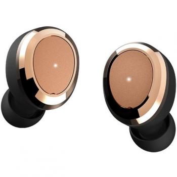 dearear auténtica Oval Wireless Auriculares con Almohadillas de Espuma Comply y Estuche de Carga Negro