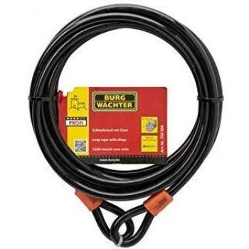 Burg Wächter Candado de Cable en Espiral 5m Negro