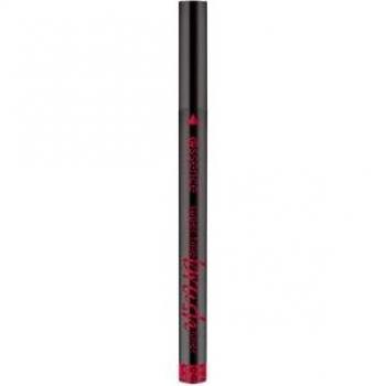 Essence Super Fine Brush Liner Eyeliner with Felt Tip, Shade Black, 0.7 g