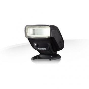 Canon Speedlite 270EX II - Flash externo para cámaras Canon, compacto y ligero, número de guía 27 (m), cabezal ajustable con rotación vertical y horizontal, modo automático y manual, compatible con cámaras DSLR y mirrorless Canon