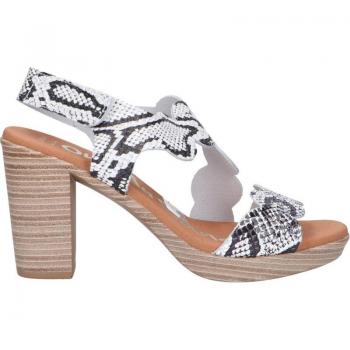 Sandalias de Mujer Oh My Sandals 4728-RE1CO Reptil Blanco Combinado EU 38