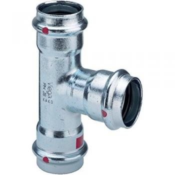 Viega Prestabo Té Reducción 28 x 18 x 28 mm Acero Galvanizado SC-Contur