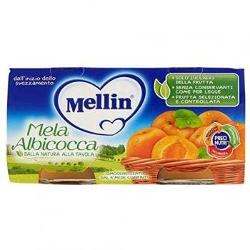 Mellin Omogeneizado de Fruta Mela y Albicocca 2x100g