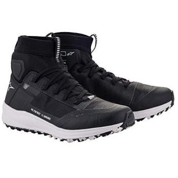 Alpinestars Zapatillas de Moto Speedforce Negro-Blanco - Zapatos de motocicleta, color negro y blanco, talla 41