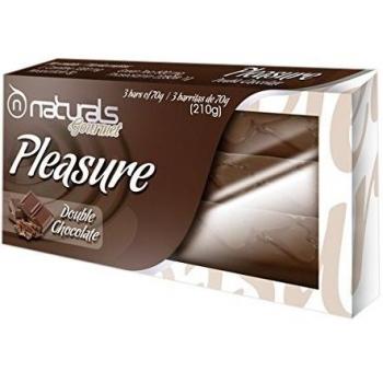Perfect Nutrition Naturals Pleasure, Barras Nutritivas, Sabor a Chocolate Negro - 3 Barritas