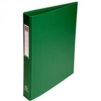 Exacompta 40 mm Plastic 4 O Ring Binder - Green